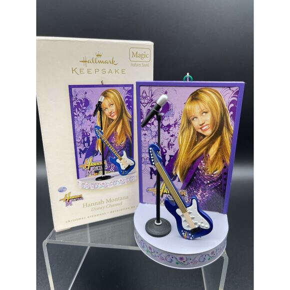 Hallmark Christmas Keepsake Ornament Hannah Montana Disney Channel Magic Sound - Picture 5 of 8